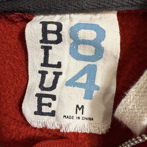 JACKET SWEATSHIRT Ohio State Buckeyes Team Red Zip Logo BLUE 84 WOMEN MEDIUM - Picture 3 of 9